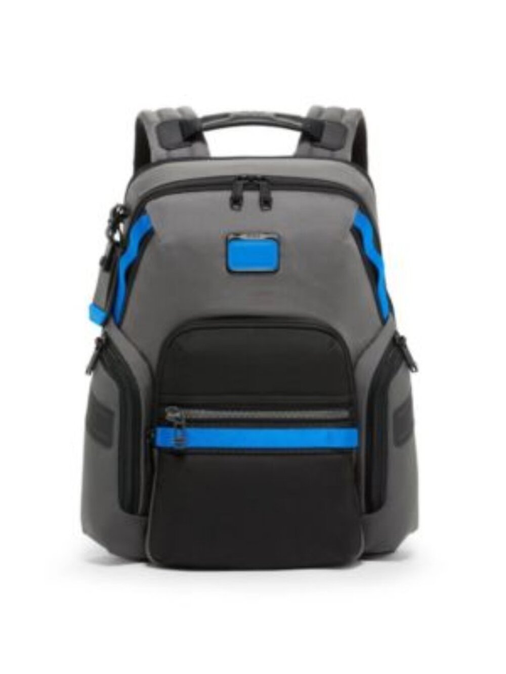 New Men’s TUMI Mens Alpha Bravo Navigater Backpack Gray, Blue